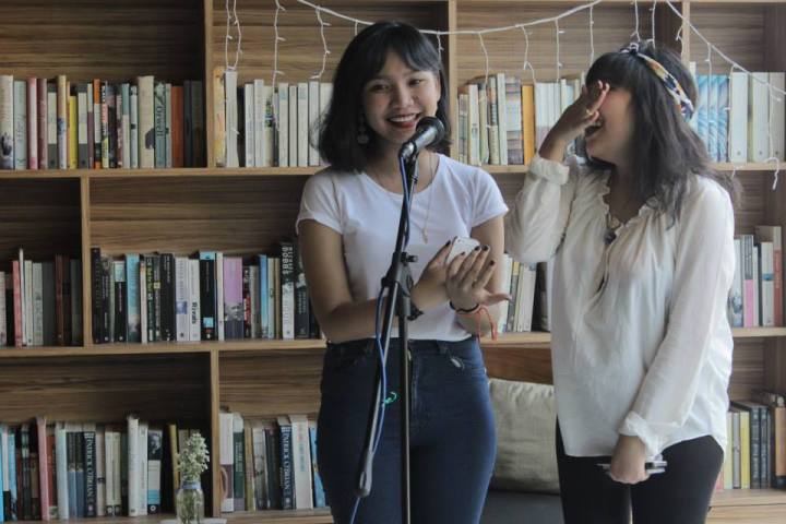 Avi and Rain, co-founders of The Murmur House, during its first Murmuration event